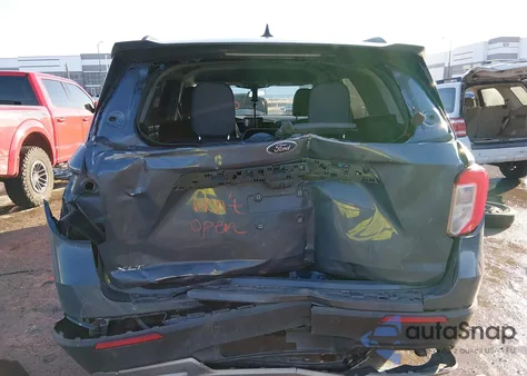 2021 Ford Explorer Xlt из США, поврежденный, VIN 1FMSK7DH3MGB43447